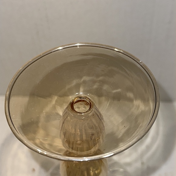 Vintage Hand Blown Candle Holder - Picture 4 of 4
